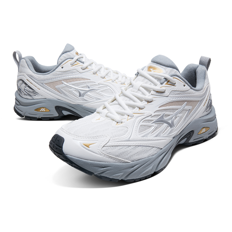 Mizuno FIYI V2 Slip Resistant, Abrasion Resistant, Breathable Low top Casual Running Shoes Unisex Ivory White