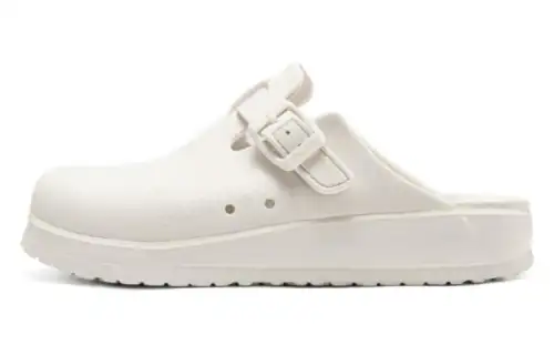 Skechers Casual EVA Closed Toe Slippers Women's White