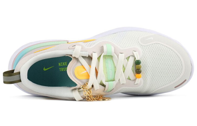 Женские кроссовки Nike React Miler 1 (серыйзеленыйжелтый) — Серыйзелёныйжёлтый — фото 3