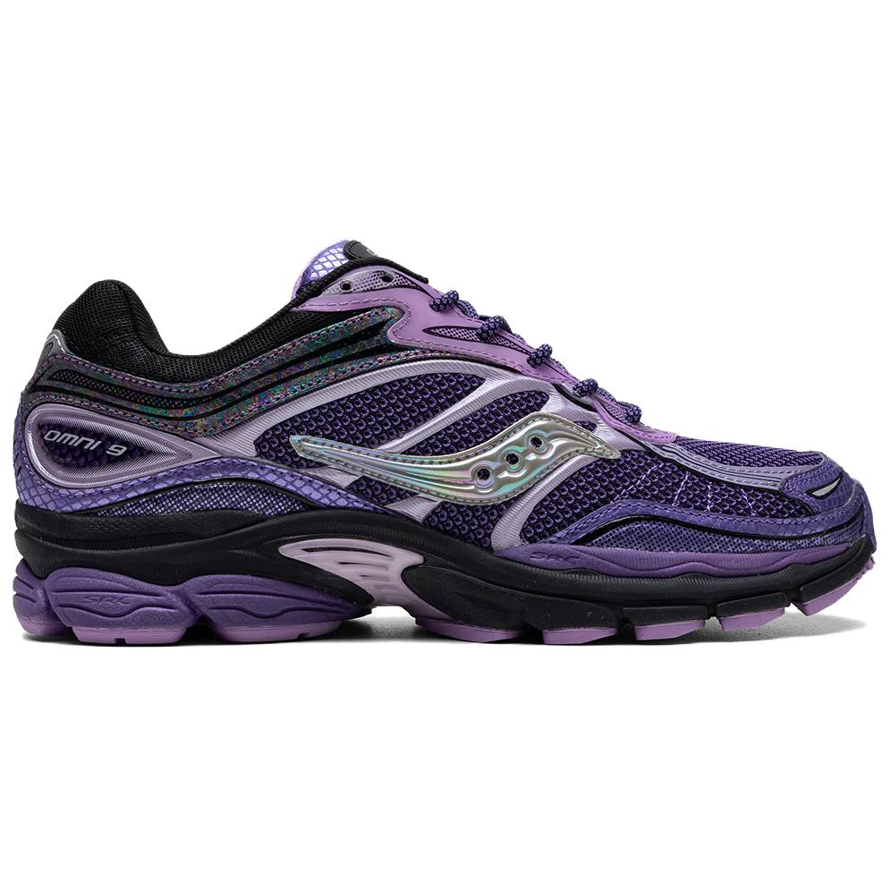 Saucony Pro Grid Omni 9 Classic And Versatile Running Shoes Men’s Purple