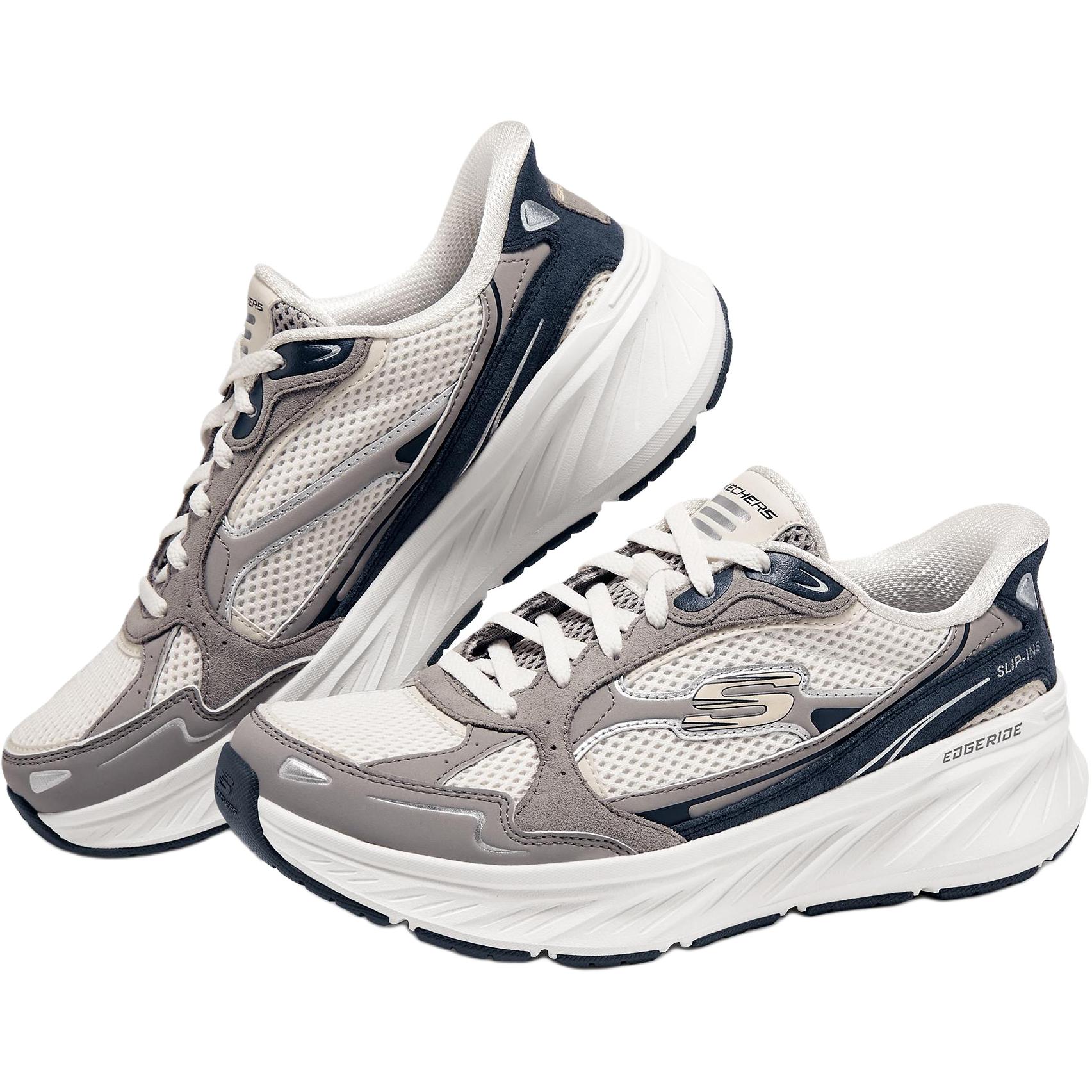 Skechers Edgeride Lightweight Support Balance Anti Rollover Cushioning Breathable Low top Running Shoes Women’s