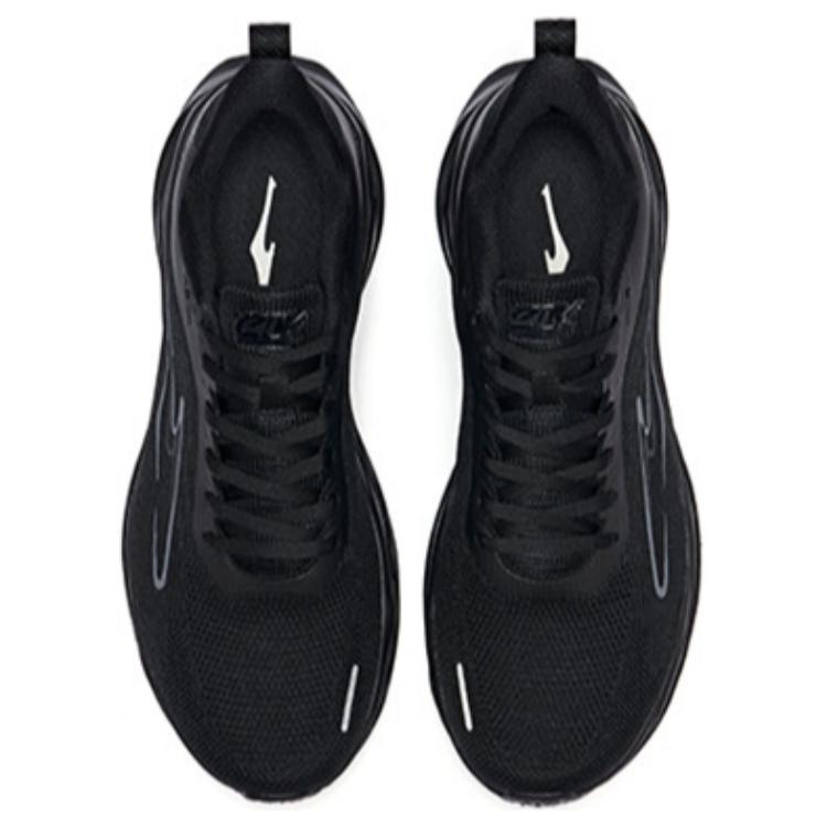 Erke Slip Resistant Abrasion Resistant Low top Casual Running Shoes Men’s Black