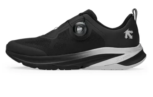 DESCENTE BOA Mesh Cushioning Breathable Rebound Low top Running Shoes Women's Black