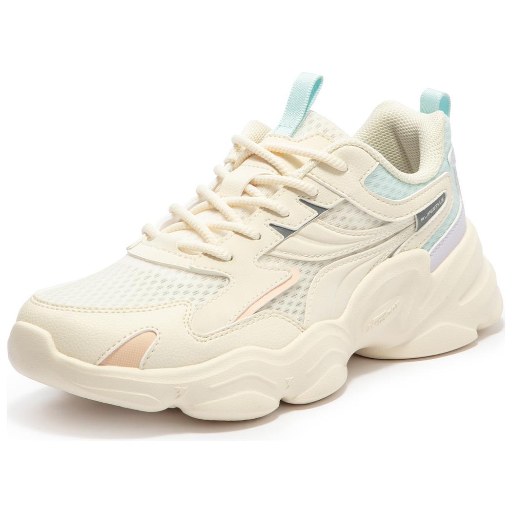 361° Slip Resistant Abrasion Resistant Low top Casual Running Shoes Women’s White Blue