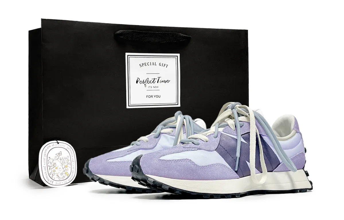 New Balance NB 327 Abrasion Resistant Low top Running Shoes Unisex Purple