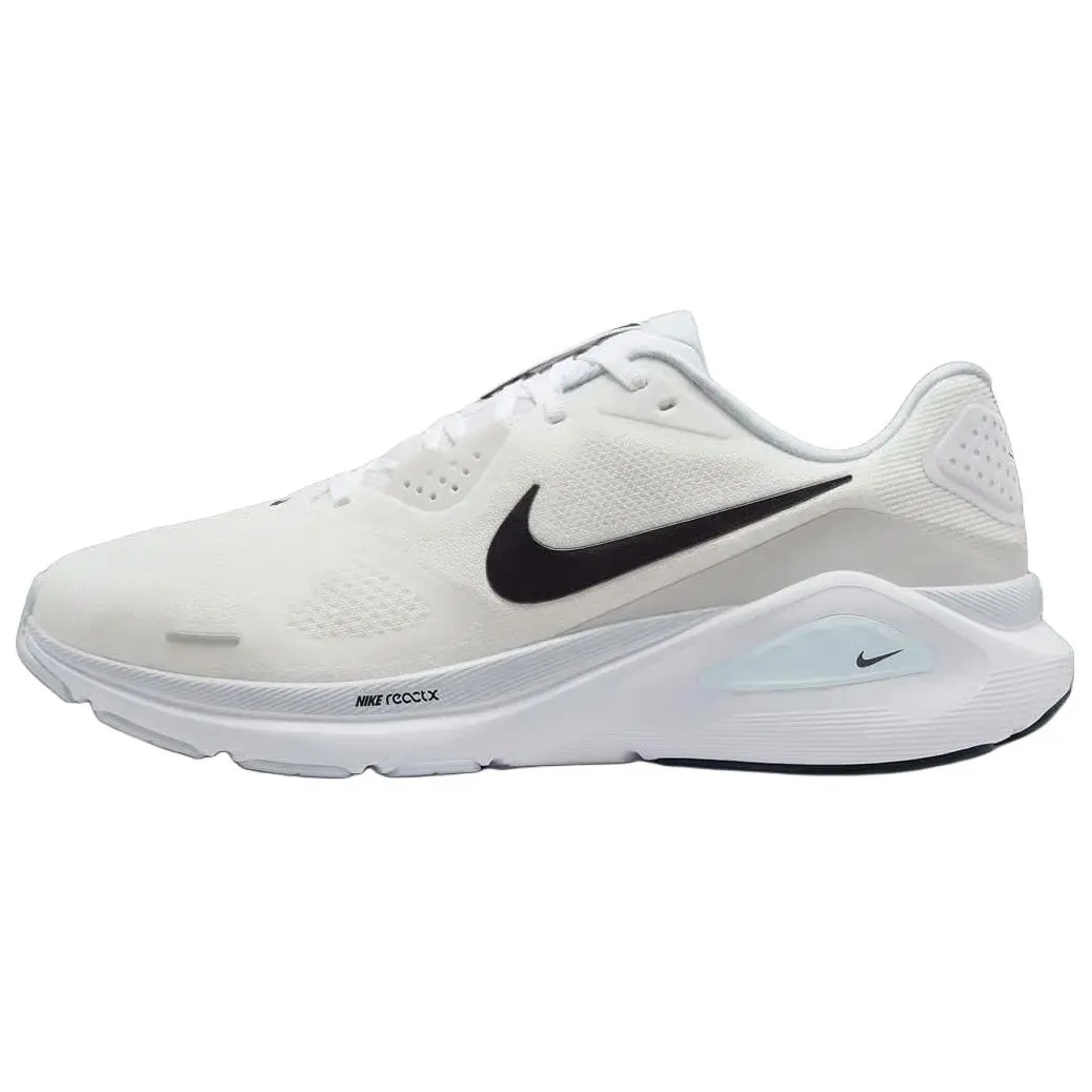 Nike Structure 26 Low top ReactX Foam Casual Sprint Running Shoes Men's White Black