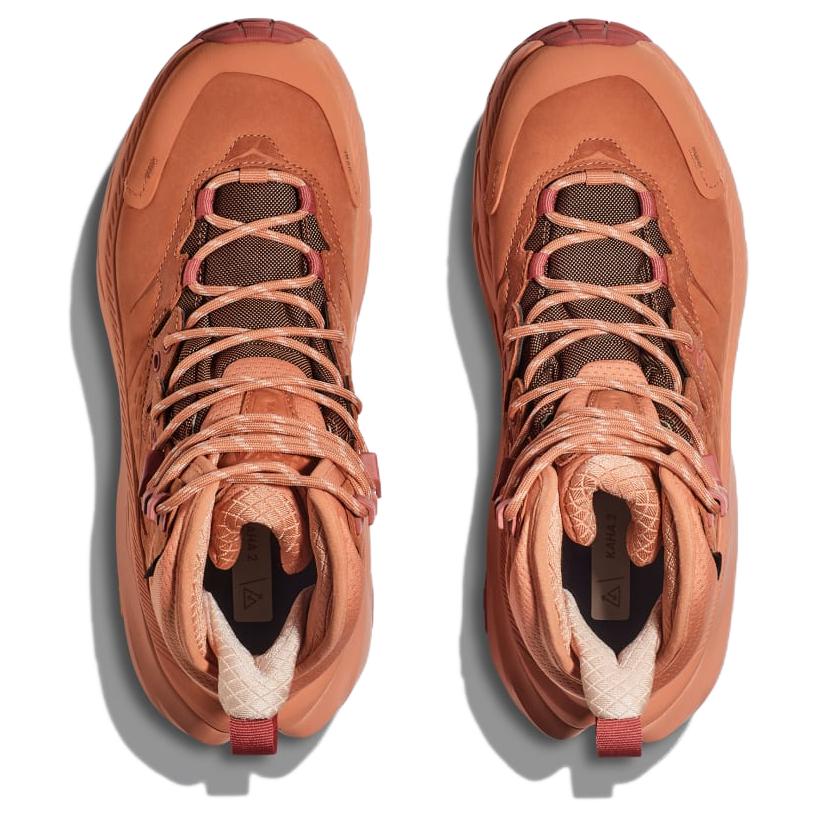 HOKA ONE ONE Kaha 2 Slip Resistant Abrasion Resistant Mid top Outdoor Shoes Women’s Umber
