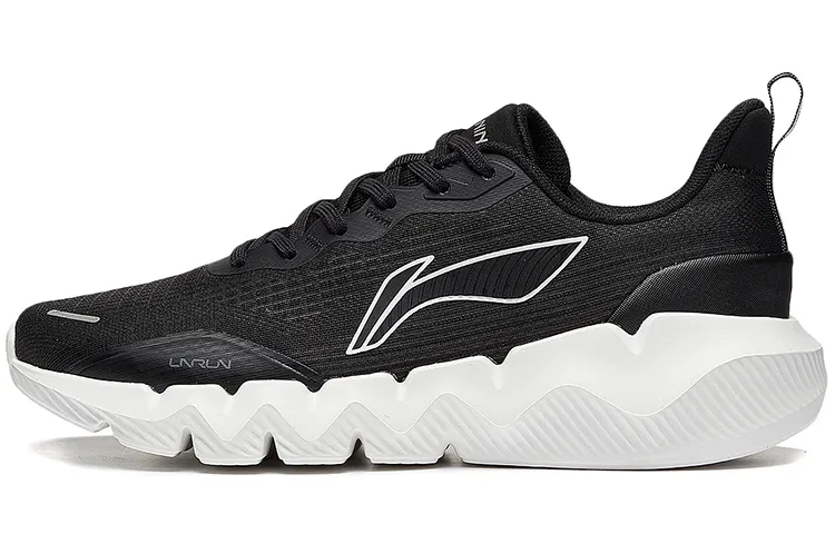 Li Ning Spirituality Textile, TPU Low top Running Shoes Men's Black
