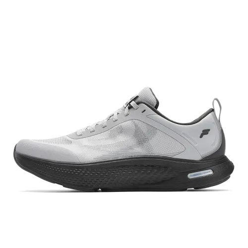 FILA NUVOLE JOG Textile, Synthetic Leather Breathable Low top Running Shoes Men's Rain Mist Gray