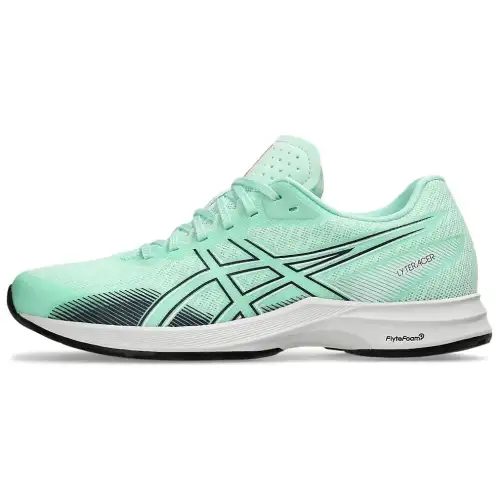 ASICS Abrasion Resistant Low top Running Shoes Women's White Green