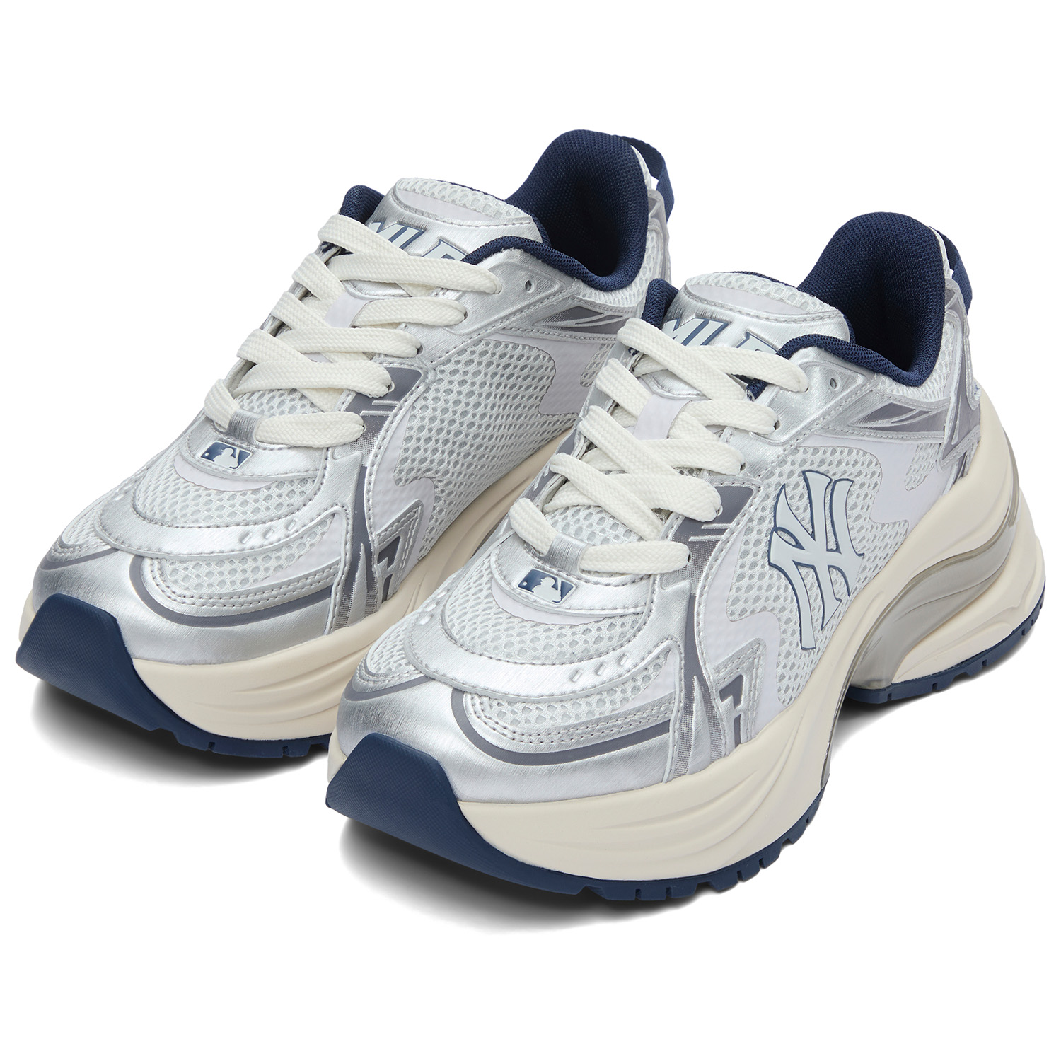 MLB Curve Runner Cushioning Slip Resistant Abrasion Resistant Breathable Low top Running Shoes Unisex