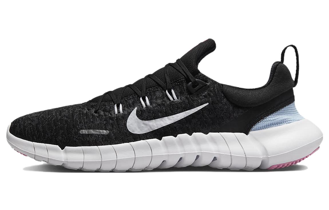 Мужские кроссовки Nike Free Run 5.0 (черно-белые)
