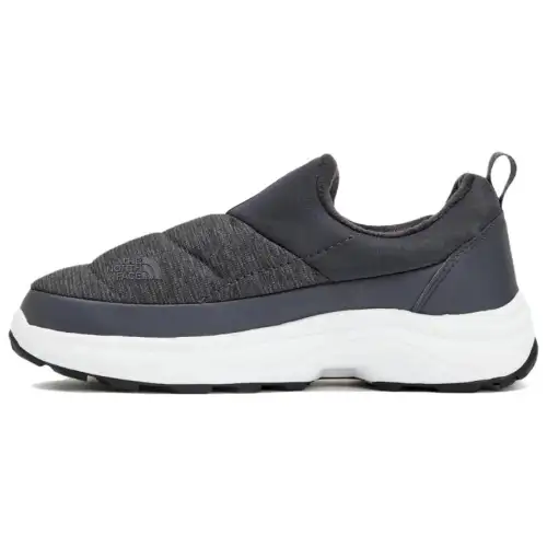 THE NORTH FACE Winter Slip On Classic Leather Thermal Low top Outdoor Boots Men's Gray