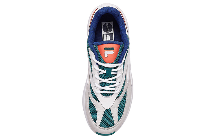 FILA FUSION Comfortable Textile, Synthetic Leather Low top Shoe Women’s White Green
