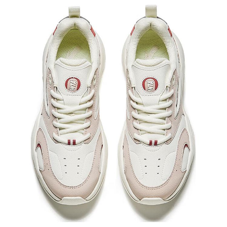 Anta ACE Synthetic Leather Slip Resistant Abrasion Resistant Slip Resistant Abrasion Resistant Low top Chunky Sneakers