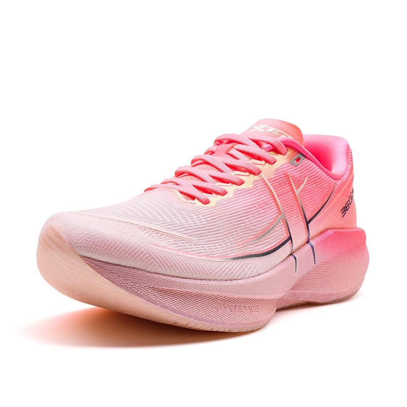XTEP 360X 2.0 Running Shoes Women’s Low Top Cherry Blossom Pink/Fluorescent Charm Red