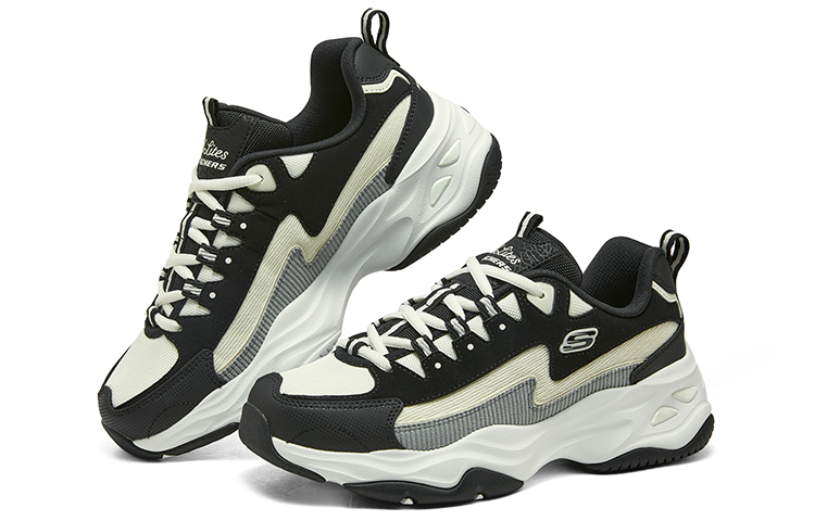 Skechers Dlites 1.0 ‘Black Beige’ Women’s