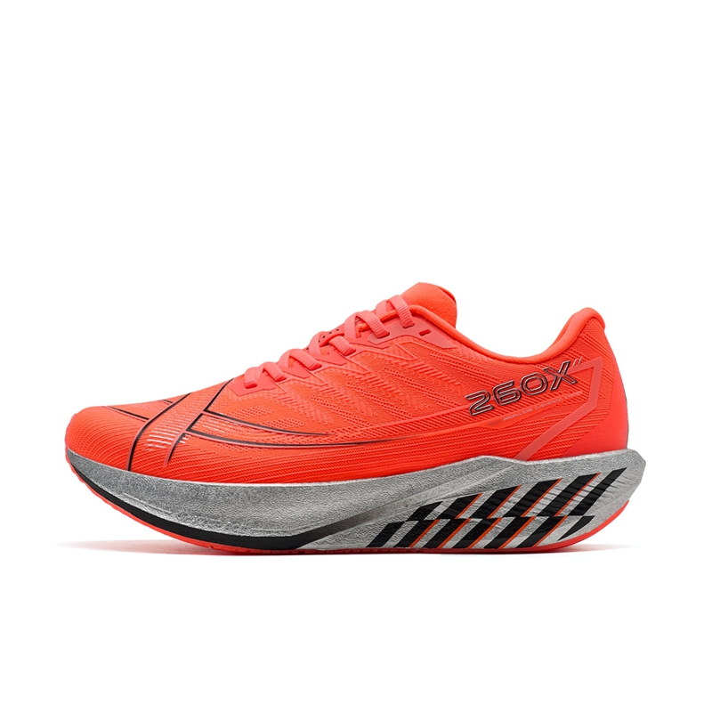 XTEP 260X 2.0 Running Shoes Men’s Low Top Super Orange Black
