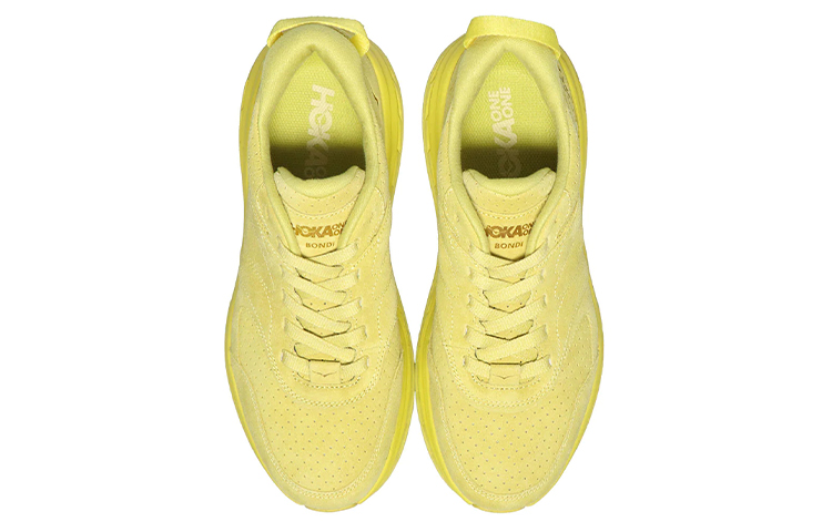 HOKA ONE ONE Bondi L Suede Celery Lima Bean All Gender