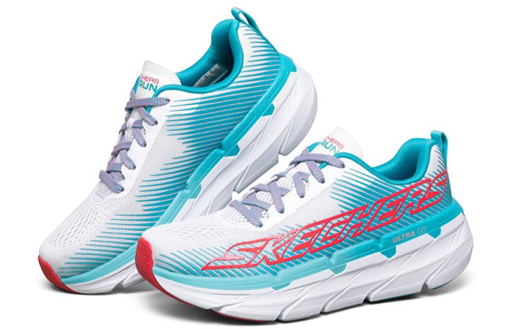 Skechers Max Cushioning Premier Blue/White/Red Women’s