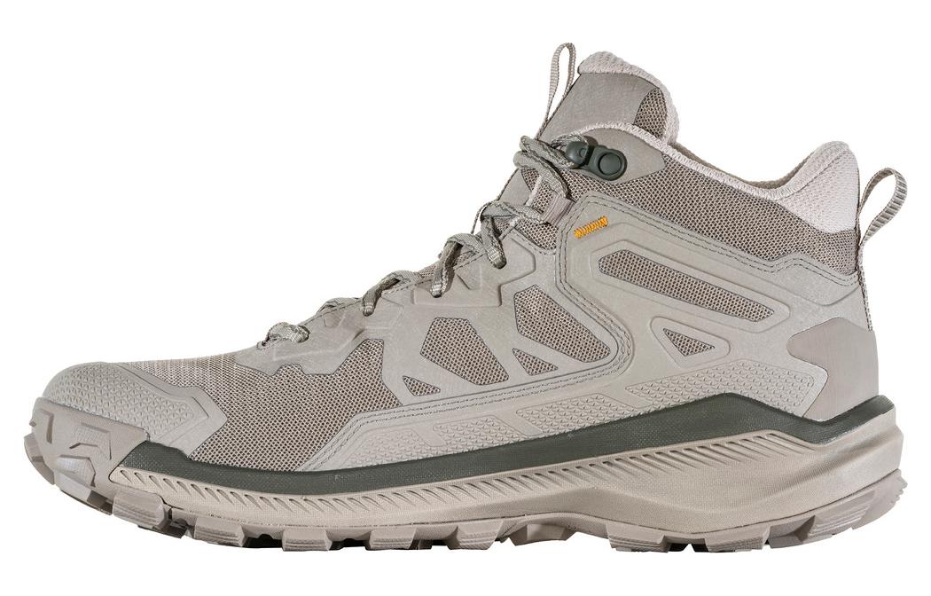Oboz Footwear Katabatic Comfortable Cushioning, Wear Resistant Mid top Outdoor Shoes Men's Gray