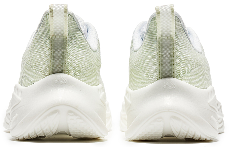 Erke Fabric Slip Resistant And Breathable Low top Sprint Running Shoes Women’s White Green