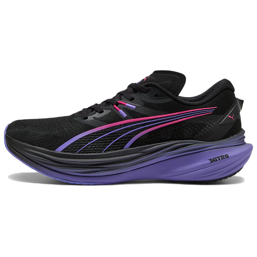 PUMA Deviate NITRO 3 Abrasion Resistant Low top Running Shoes Men’s Black