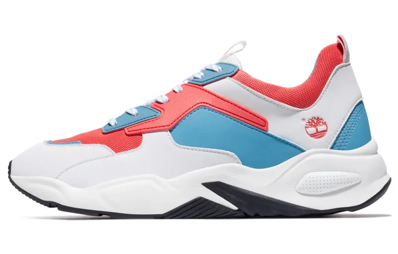 Timberland Delphiville Running Shoes Women's Low Top White/Blue/Red