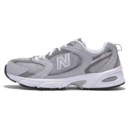New Balance NB 530 Sports Abrasion Resistant Low top Running Shoes Unisex Gray White