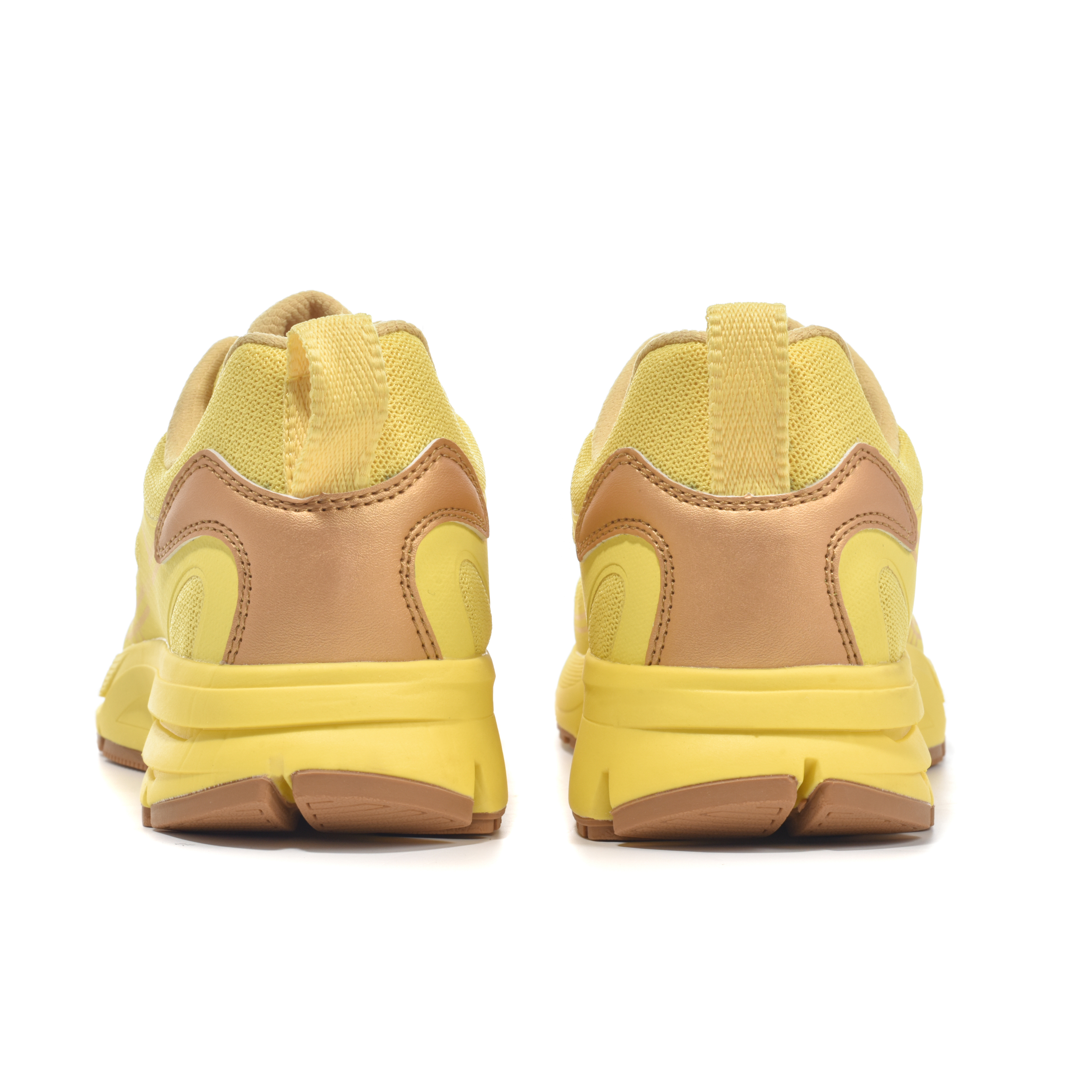 Mailesen Cushioning Abrasion Resistant Cushioning, Wear Resistant Low top Running Shoes Unisex Yellow