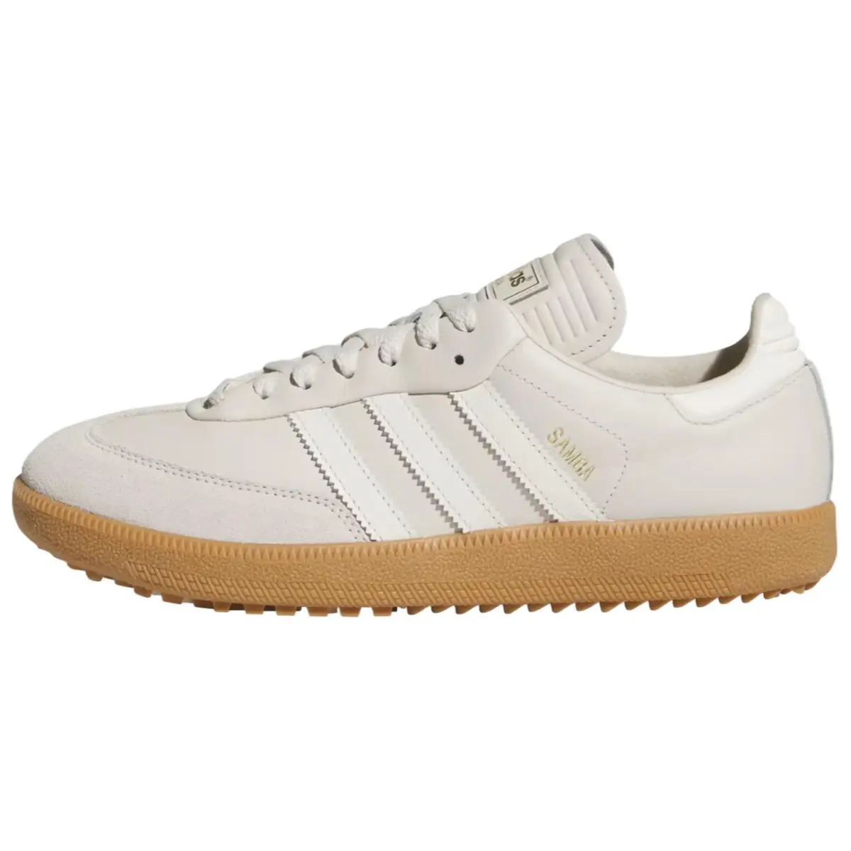 Adidas SAMBAE Leather Low top Golf Shoes Unisex White