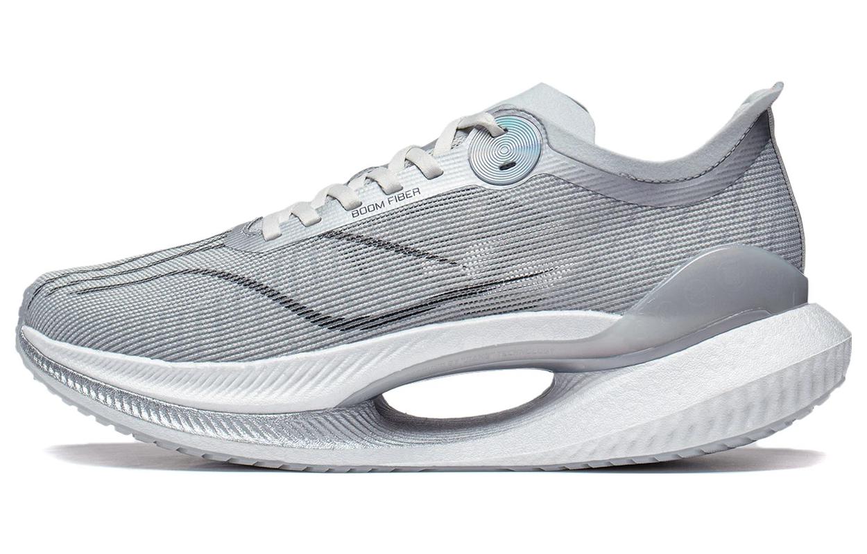 Li Ning Shadow 2 Essential Fabric Slip Resistant Abrasion Resistant Low top Running Shoes Men's Gray
