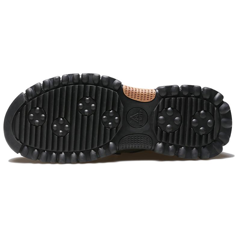 HUMTTO Comfortable Slip Resistant Slip Resistant Outdoor Shoes Men’s Black