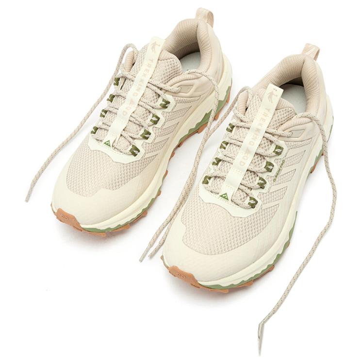 QIAODAN Cushioning Lightweight Low top Casual Running Shoes Men’s Beige Green
