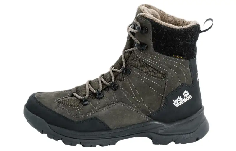 Jack Wolfskin Leather Slip Resistant Abrasion Resistant High top Outdoor Shoes