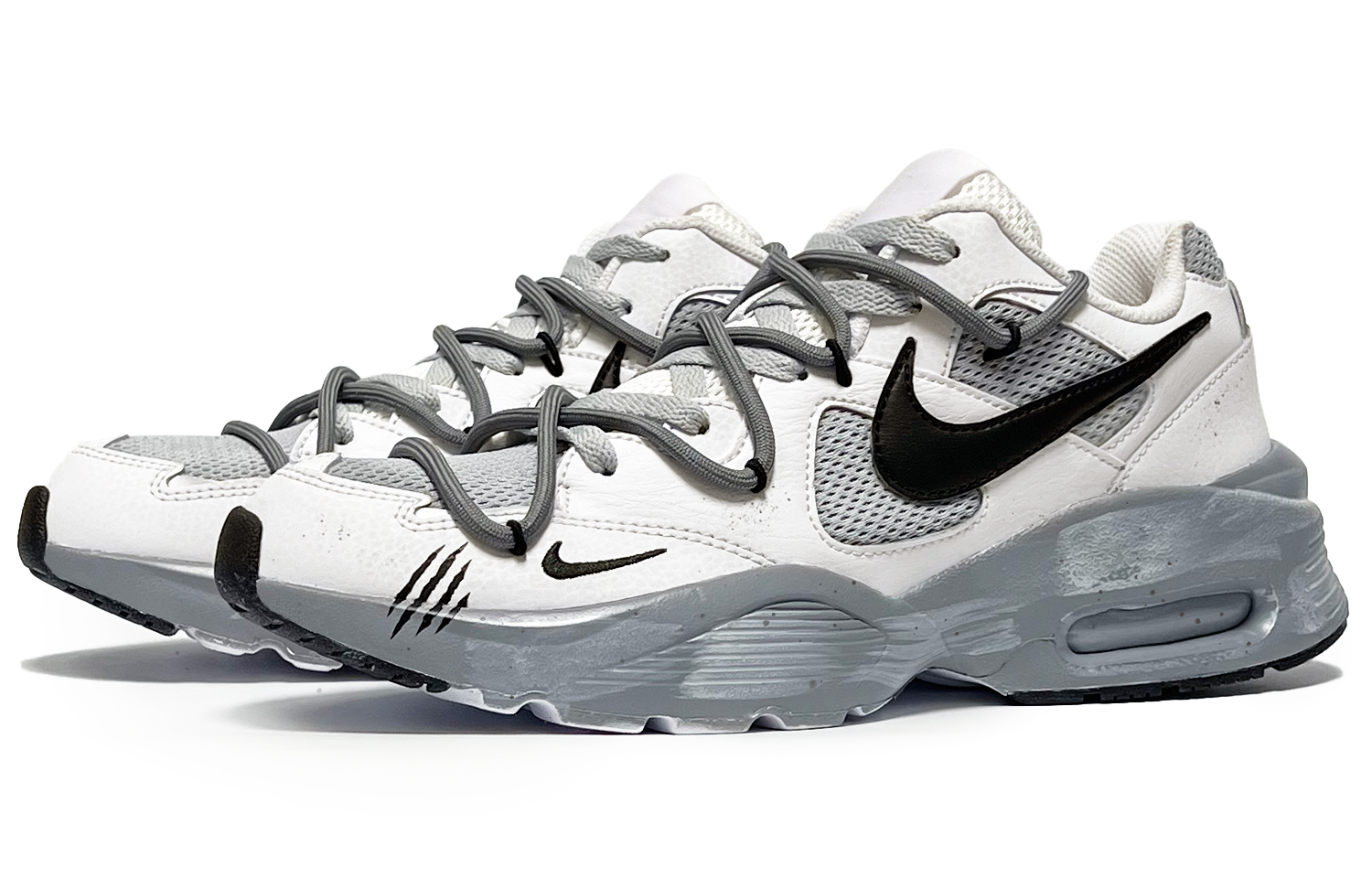 Nike Air Max Fusion Abrasion Resistant Low top Running Shoes Men’s Cool Emerald Gray