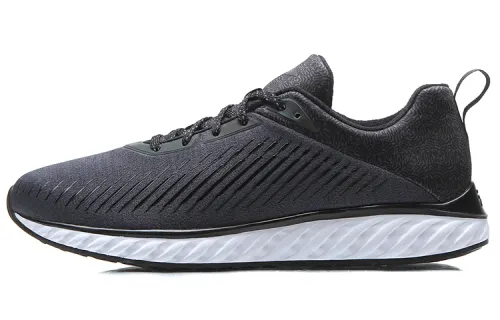 Li Ning Cloud Miao Cushioning Low top Running Shoes Unisex Gray White