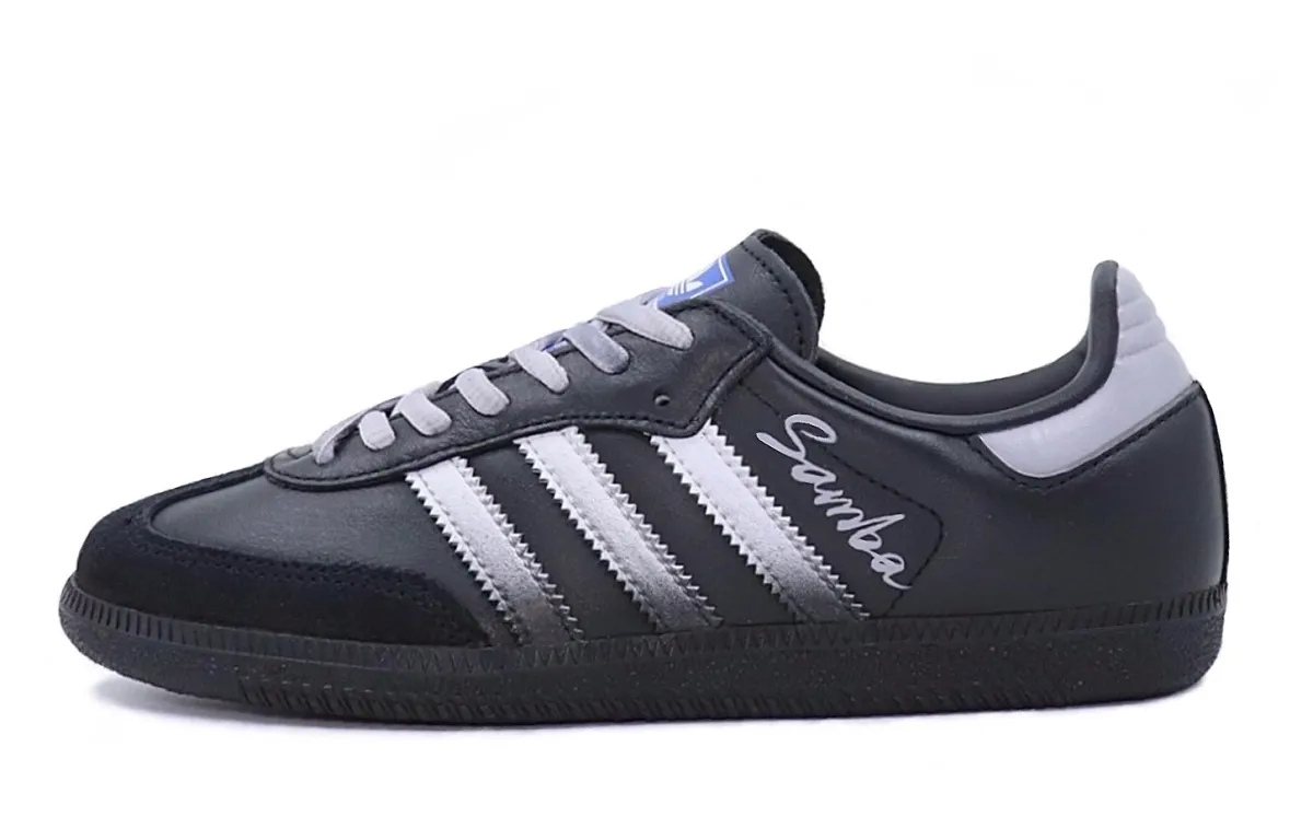 Adidas Originals SAMBA OG No Gap, Star Trace Future, Premium Gray Abrasion Resistant Lightweight Breathable