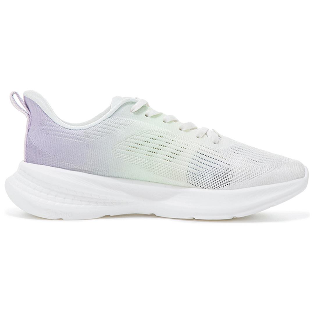 Erke Super Light Cushioning, Wear Resistant Low top Casual Running Shoes Women’s White Green Purple