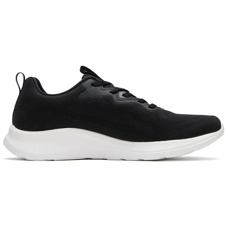 XTEP Cushioning Lightweight Rebound Low top Running Shoes Men’s Black White
