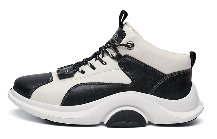 Jeep Outdoor Shoes Men’s Low Top Black White/Gray White