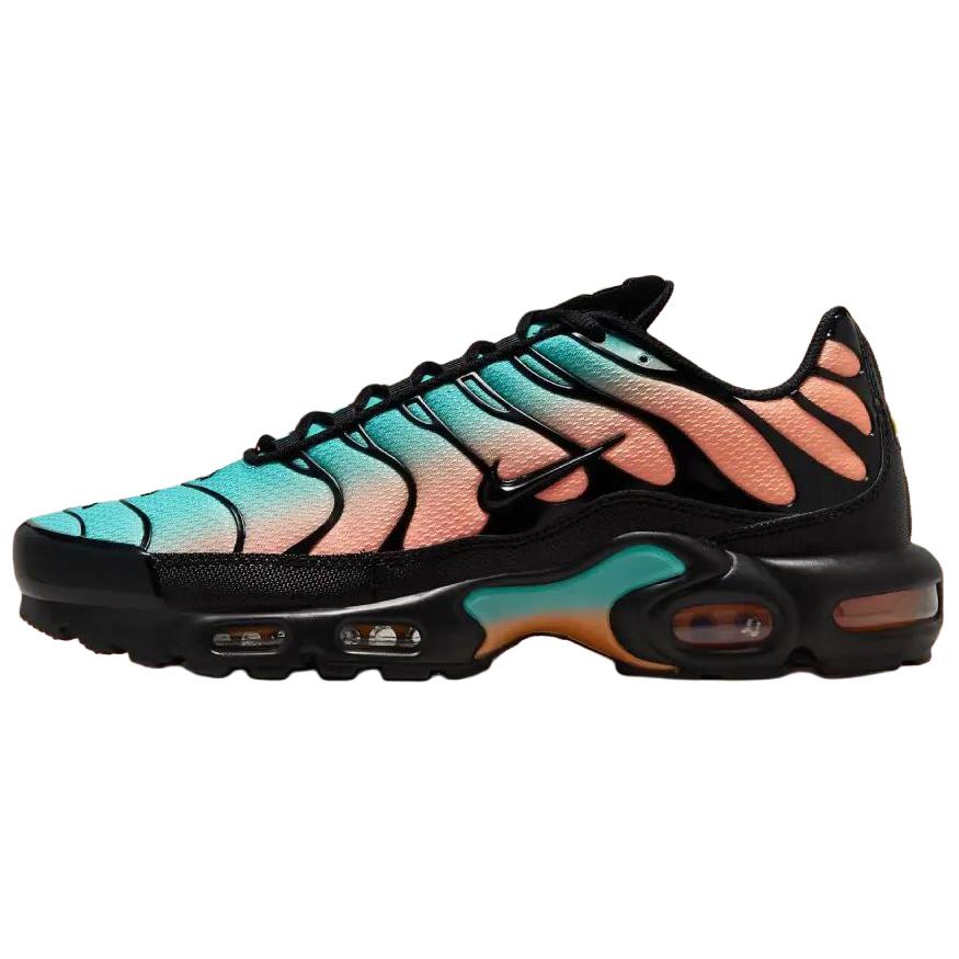 Nike Air Max Plus Mesh Abrasion Resistant Low top Casual Running Shoes Unisex Pink Cyan