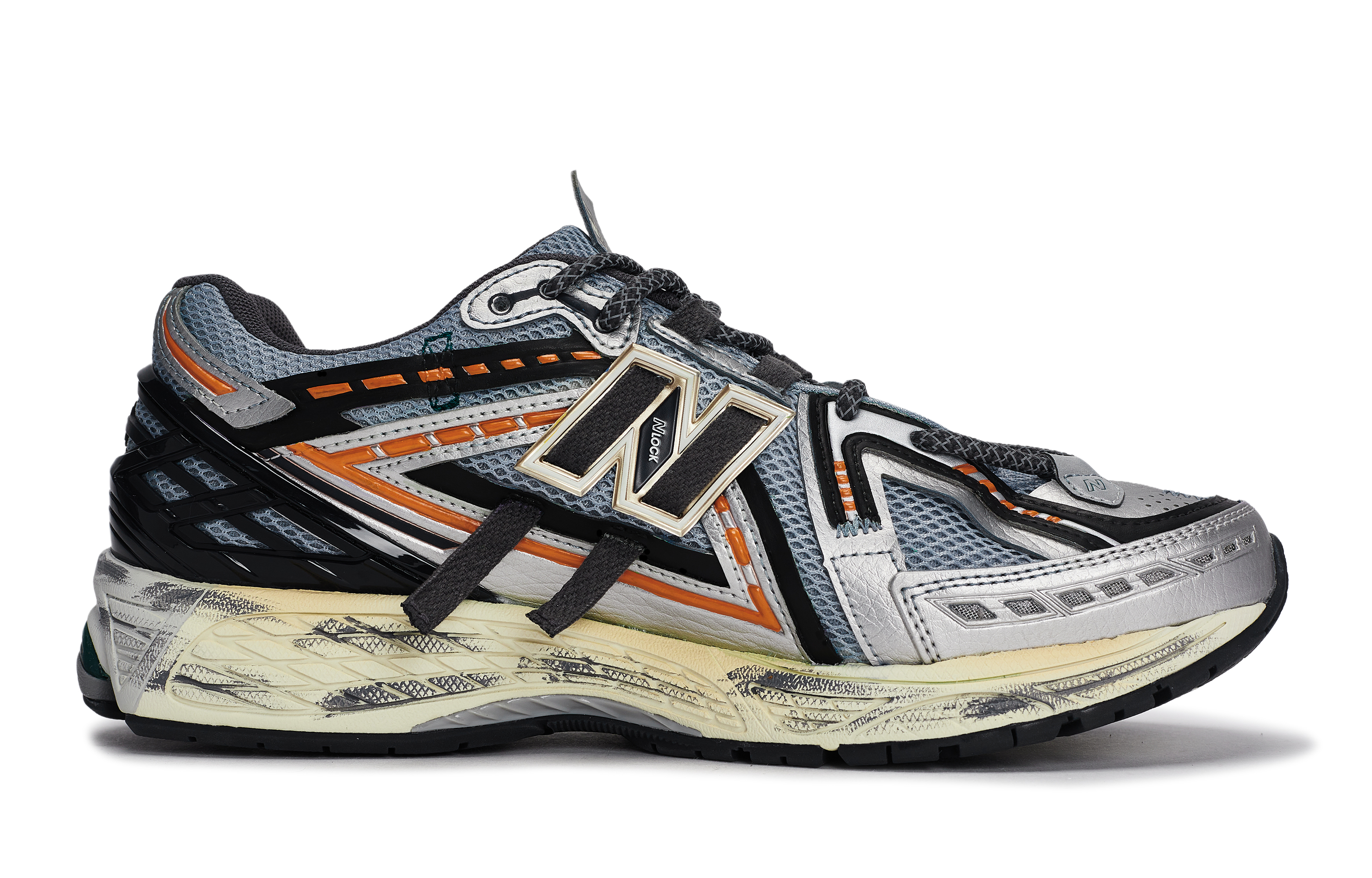 New Balance 1906 Abrasion Resistant Low top Running Shoes Men’s Black Gray Orange