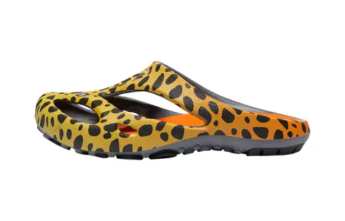 Keen Shanti ARTS Beach Sandals Women's Orange Black, Leopard Print