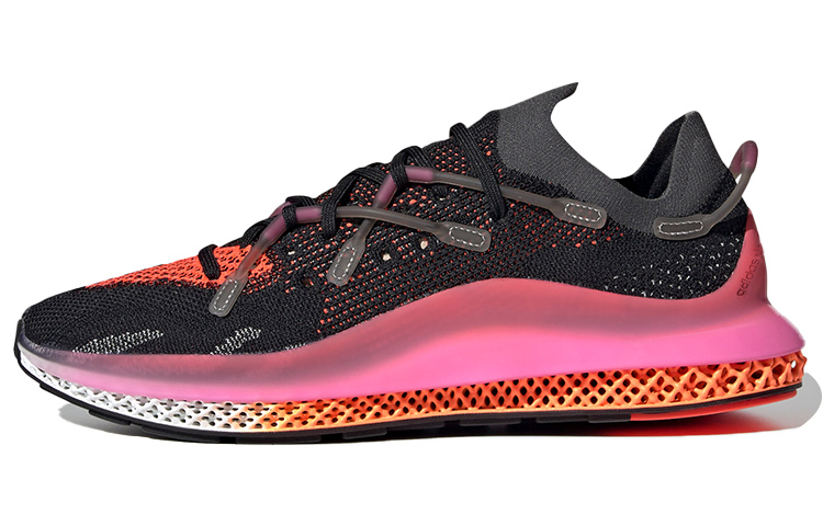 Кроссовки adidas originals I-4D Fusio (черный) — Чёрный / оранжевый / розовый — фото 1