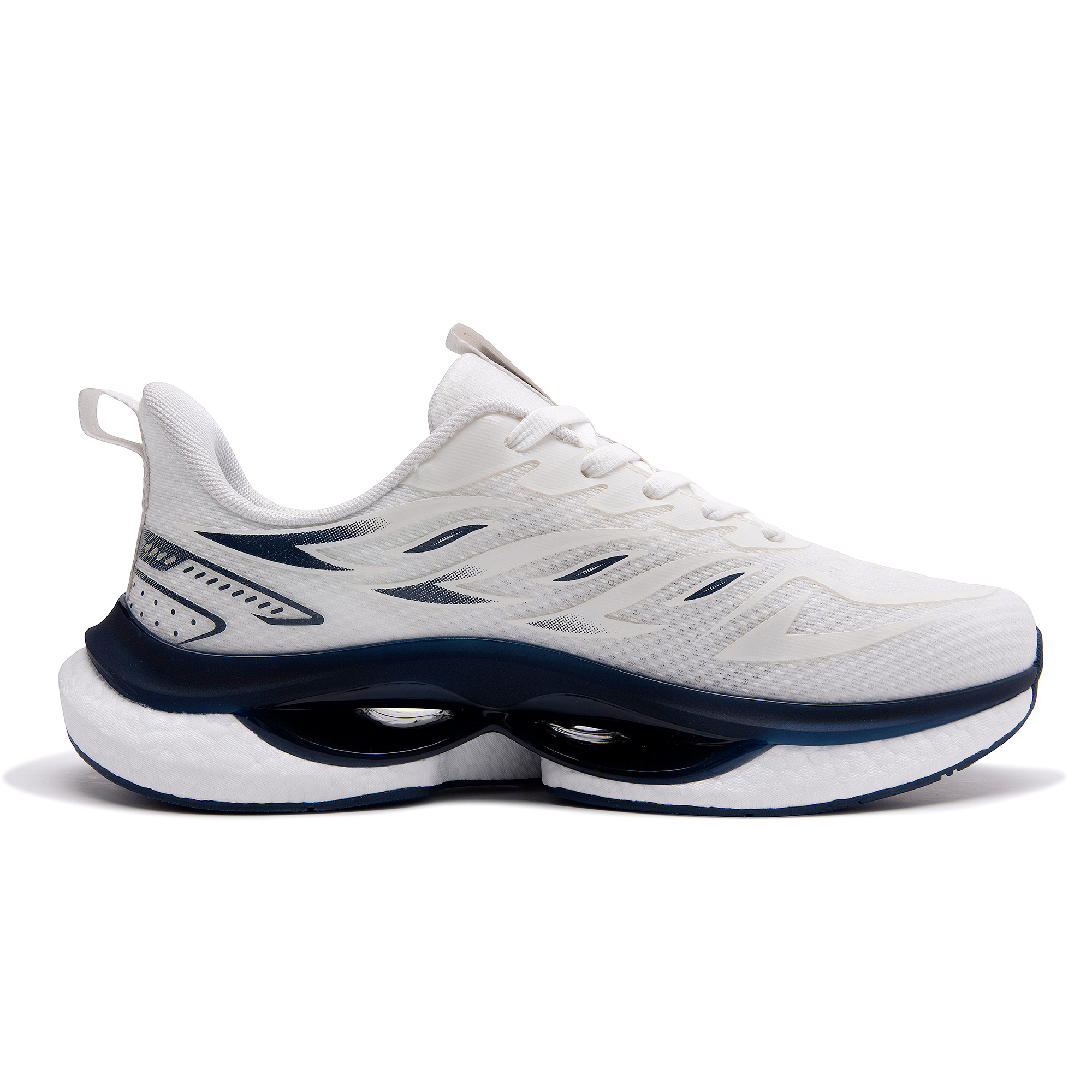 SAIQI Low top Casual Running Shoes Men's Jade White