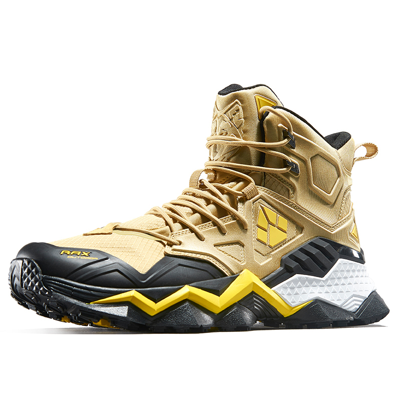 RAX Slip Resistant, Breathable, Lightweight High top Outdoor Shoes Men’s Light Khaki