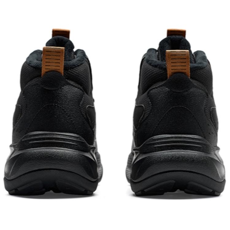 XTEP Red Cliffs 2.0 SE Fleece Lined Comfortable Fashion Slip Resistant Thermal High top Outdoor Shoes Men’s Black