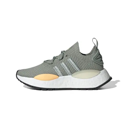 NMD_W1 Wmns Adidas Originals 'Silver Green Acid Orange'