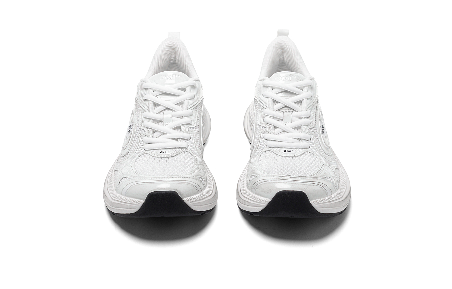 Ocai Disk Runtech Mesh Low top Running Shoes Unisex White